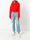 cropped hoodie