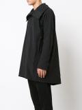 drawstring collar coat