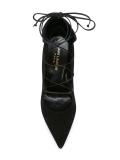 'Paris' lace-up pumps