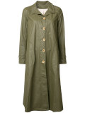 button up raincoat 