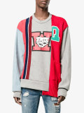 multi-panel sweatshirt 
