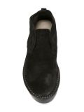 laceless rubber sole loafers
