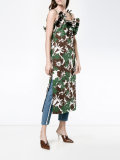 Blooming Onion tropical print dress 