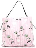 dandelion print tote