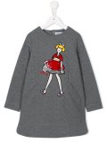 girl appliqué jersey dress