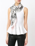 The Chariot print scarf