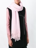 lace detail scarf