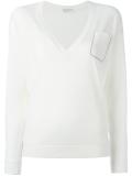 v-neck jumper