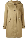 hooded trench coat