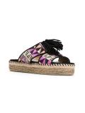 leather flatforms