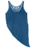 asymmetric frayed top