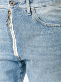 contrast cuff jeans