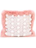 faux fur clutch 