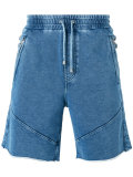 elasticated waist jean shorts