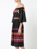 embroidered midi skirt 