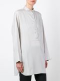 mandarin collar blouse
