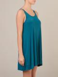 sleeveless flared dress