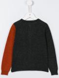 bicolour cardigan