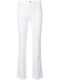 cropped flared jeans