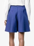 flared bermuda shorts