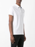 embroidered logo polo shirt 