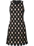 geometric panel dress