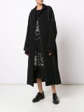 buttoned long coat