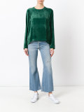 devoré blouse 
