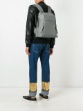 logo embossed backpack