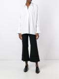 contrasting trim blouse