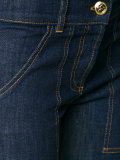 flared denim pants