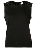 embroidered shoulder top