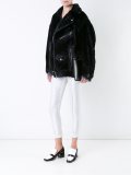 lace up biker jacket