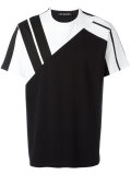 stripe panel T-shirt 