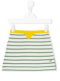 striped skirt