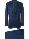 checked pattern two-piece suit