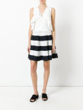 horizontal stripe skirt