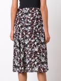 floral print A-line skirt