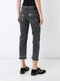 straight cropped jeans