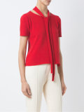 neck tie blouse