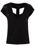 v-neck blouse