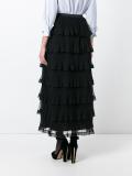 layered ruffled skirt