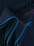 contrast trim scarf