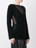 sheer panel jumper 