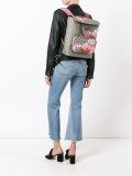 floral print backpack