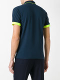 contrast polo shirt
