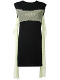neon panel T-shirt dress