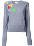 embroidered sweatshirt