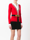 tromp-l'oeil cardigan dress