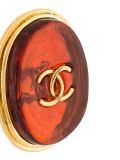 gripoix logo clip-on earrings